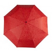 Складной зонт Magic с проявляющимся рисунком, красный