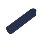 Внешний аккумулятор, Travel PB, 2000 mAh, пластик, покрытие-soft touch, 92х23х23 мм, синий, транзитная упаковка