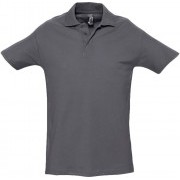 Рубашка поло мужская SPRING 210, темно-серая