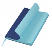 Ежедневник недатированный, Portobello Trend, Latte NEW, 145х210, 256 стр, синий/голубой