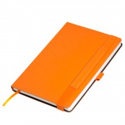Ежедневник недатированный, Portobello Trend, Alpha, 145х210, 256 стр, оранжевый/коричневый
