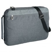 Конференц-сумка 2 в 1 twoFold, серый с темно-серым