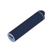 Внешний аккумулятор, Travel PB, 2000 mAh, пластик, покрытие-soft touch, 92х23х23 мм, синий/голубой, подарочная упаковка с блистером